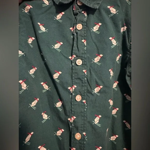 Bundle of 4 long sleeve Christmas Shirts, 4T - Picture 10 of 13